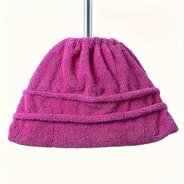 Imagem de Capa de cabeça de esfregão de microfibra multifuncional - adequada para sala de estar, quarto, banheiro, piso e móveis, rosa