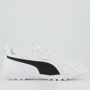 Imagem de Chuteira Puma King TT BDP Society Branca, 40