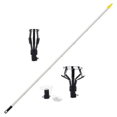 Imagem de Ｂｅｓｇａ Trocador de lâmpada de teto alto, ferramenta de remoção de lâmpada, haste de extensão leve incluída para holofotes de iluminação embutida, 3.1 Milhões