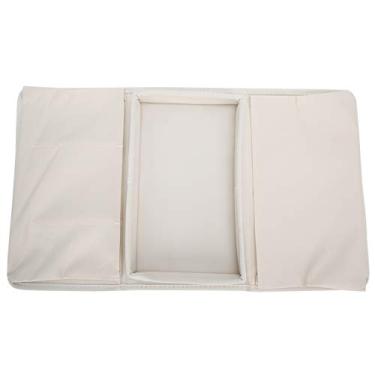 Imagem de Mingzhe Sofá Apoio de Braço Tv Saco de sofá de Controle Remoto Com Bandeja de Suporte de Copo Ideal para Escritórios e Dormitórios (Bege)