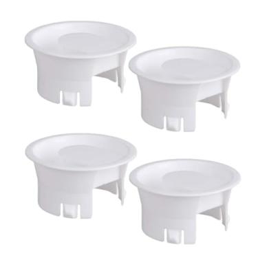 Imagem de 4 peças de tampas de jarro de água, tampas de jarra de vidro, tampas de plástico de grau alimentício, à prova de poeira, à prova de respingos, rolhas de garrafa para jarro de água de vidro de bistrô