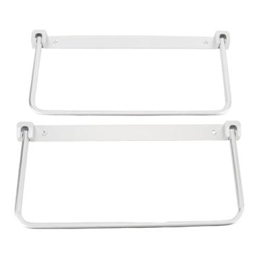 Imagem de LiebeWH RV Solping Sapating Storage Storage Aluminum Lhely Organizer para Trailer de Viagem, Motorhome (Prata)