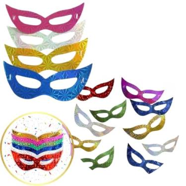 Imagem de Kit Festa Neon 160 Peças Com Pulseira Neon Gravata Tiara Mascara Holografica Plaqueta Para Balada Casamento Formatura