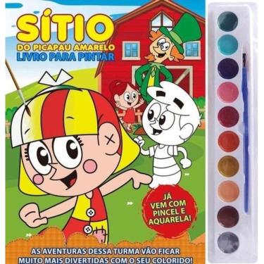 Imagem de Sítio De Picapau Amarelo Livro Para Pintar