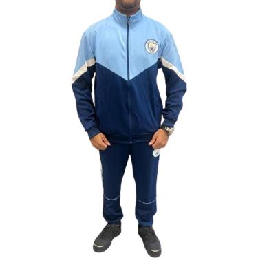 Imagem de Agasalho de Scuba Manchester City Infantil - Marinho e Azul-Unissex