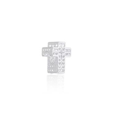 Imagem de Berloque 3d Crucifixo Prata 925 1,2cm