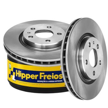 Imagem de Par Disco Freio Dianteiro HF81A Ventilado 280mm Compatível com Fox 1.0 1.6 Crossfox Spacefox