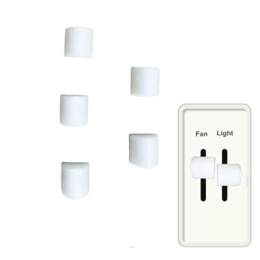 Imagem de Sevomie Conjunto de dois botões divididos compatíveis com Lutron Skylark Fan Speed & Light Dimmer Contro (5)