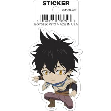Imagem de Ata-Boy Black Clover Yuno Chibi Die Cut Adesivo de 7,6 cm