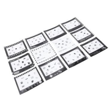 Imagem de RiToEasysports Adesivos Fotográficos 12pçs 3 Espaços Pet, à Prova d'água, Moldura Decorativa, Adesivos para Scrapbook, álbum de Fotos, Livro de Memória, Artesanato