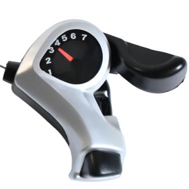 Imagem de Fredertent Alavanca de mudança de marcha do polegar direito de 7 velocidades – KD50-7 Câmbio de bicicleta para Mountain City Road Hybrid Electric Cruiser e bicicletas infantis (KD50-7)