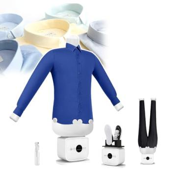 Imagem de Secador E Ferro De Passar AutomáTico Com Ar Quente,Secador De Roupas E Removedor De Rugas Sem Usar As MãOs,Vaporizador 360° Que Seca Sem Pontos Cegos,Ferro De Passar Que Seca Rapidamente Em 8 Minutos