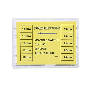 Imagem de Pinos de ligação de pulseira de relógio de barra de mola Kit de ferramentas de reparo de relógio de liga de liberação rápida profissional para relojoeiros e entusiastas de DIY