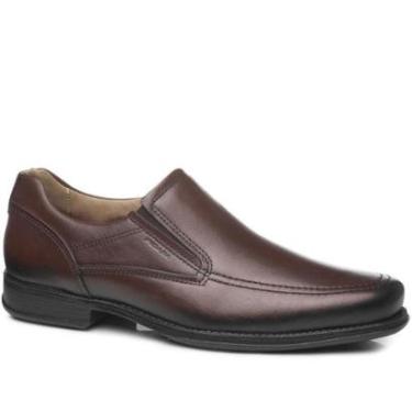 Imagem de Sapato Social Pegada Masculino em Couro Terracota 123463-02-Masculino