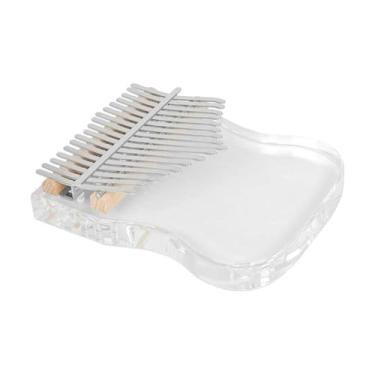 Imagem de Piano de polegar de 17 tons Kalimba dedo piano instrumento musical para iniciantes kalimba profissional