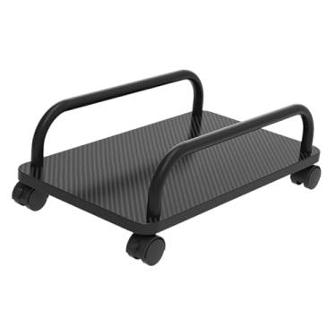 Imagem de NonMiFyR Suporte para Computador com Rodas Suporte Prático para PC para Proteção de Gabinete de PC Gamer, Preto