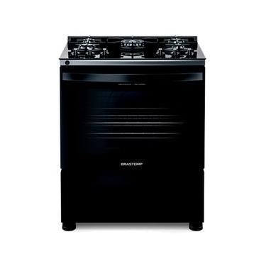 Imagem de Fogão Brastemp 5 Bocas Preto com Turbo Chama com Mesa de Vidro - BFS5VCE