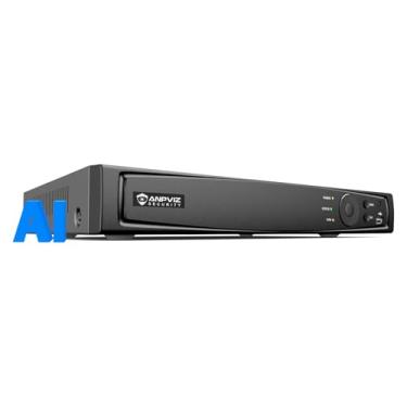 Imagem de 【Atualização para NVR4.0】Anpviz 8CH 4K PoE NVR POE Gravador de vídeo em rede IP Home Security Camera System Gravador de vídeo H.265+ IVMS4200 Backup Hikvision totalmente compatível Suporta até 8 TB HDD (não incluído)
