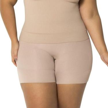 Imagem de Bermuda feminina trifil modeladora microfibr sem costura co5214, EG, M