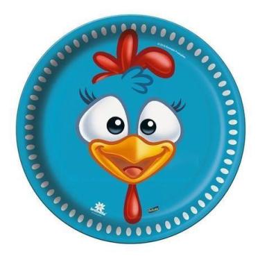 Imagem de Prato de Papel Galinha Pintadinha - 08 Unidades - no-brand