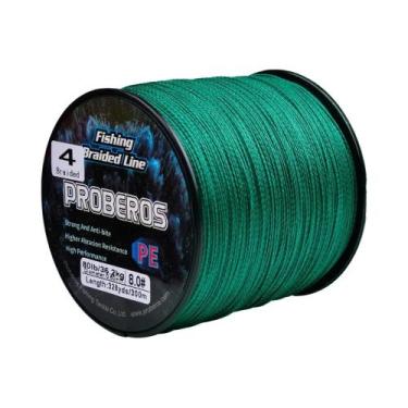 Imagem de Linha De Pesca Trançada PROBEROS 300M 4 Fios Durável Multifilamento Pa