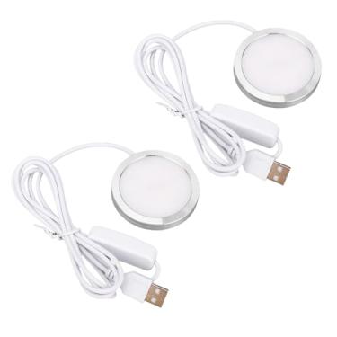 Imagem de AUNMAS Kit de Lâmpada LED de 2 Unidades, Luz de Impressora 3D Branca Quente Alimentada por USB de 5V 3000K Com Cabo de 1,5 M, Adequado para BambuLabA1 A1mini P1S P1P X1CMakerworld
