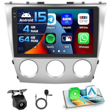 Imagem de Inefala 4G 64G para Toyota Camry 2006-2011 Rádio CarPlay 10,1 polegadas Incell Touchscreen estéreo para carro Android 15 Android Auto Bluetooth 5.0 GPS WiFi 15UI câmera de backup