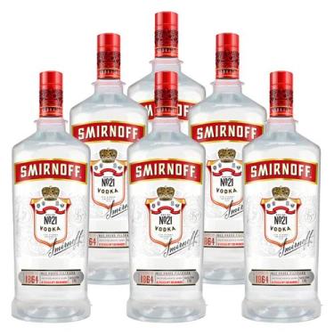 Imagem de Vodka Destilada Smirnoff 1,75l 6 Unidades