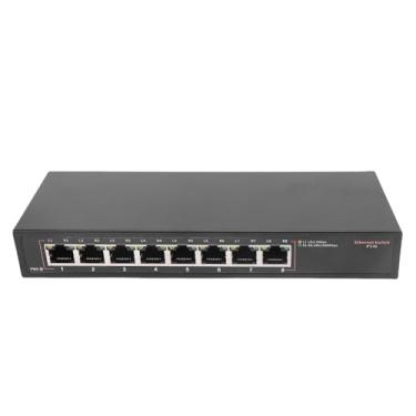 Imagem de Hyuduo Switch Ethernet Gigabit de 8 Portas 2,5 G, Design Sem Ventoinha Em Liga de Alumínio Com Capacidade de Comutação de 40 Gbps para Jogos Em Escritórios Domésticos e Streaming de Mídia Em 4K