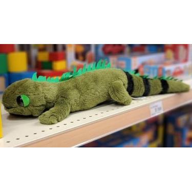 Imagem de Iguana De Pelúcia Réptil Verde 60cms - Tuka Toy
