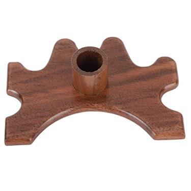 Imagem de aqxreight Pool Cue Bridge Head Bilhar Cue Stick Acessório de Madeira para Competição de Jogos de Mesa Garfo Baixo Machuca e Ponte de Nogueira Resistente para Mesa Bastão de Bilhar Com Excelente