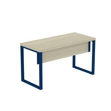Imagem de Mesa Escritório1200x600x750mm M1200pe40tub Castanheira Natural-azul Delrei