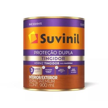 Imagem de Verniz Brilhante Tingidor 900ml - PROTEÇÃO DUPLA - SUVINIL