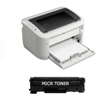 Imagem de Renewable Toner Impressora de verificação MICR sem fio LBP6030W, impressora a laser compacta, 19 PPM, cartucho micro RT CRG-125 3484B001AA pré-instalado, melhor para impressão de verificações pessoais