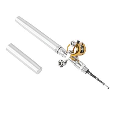 Imagem de Alomejor Haste de Pesca Em Miniatura, Pesca de Bolso Portátil Com um Lago, Bengala Telescópica de Fibra de Vidro para Viagens e Entusiastas do Ar e Entusiastas do Ar (5)