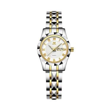 Imagem de OPK marca lazer versátil relógio de quartzo à prova d'água feminino 81