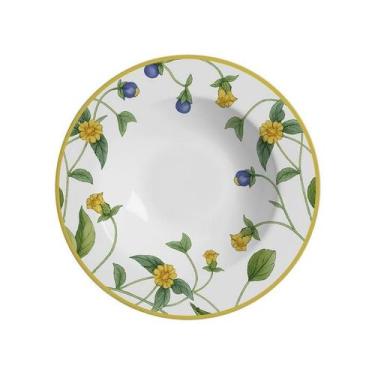 Imagem de Conjunto Com 6 Pratos Fundo Silvestre 25Cm - Alleanza Cerâmica