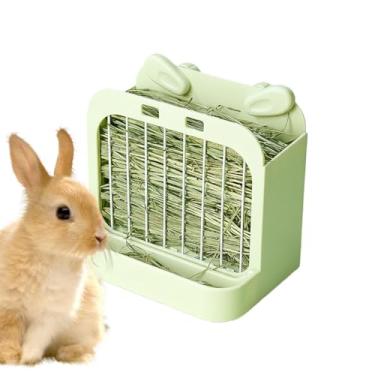 Imagem de Comedouro Para Feno De Coelho Bunny,Dispensador De Alimento Rack | Cesto De Feno Com Alta Capacidade - Para Chinchila, Hamsters, Gerbos, Pequenos Pets Herbívoros, Gliders, Gaiola, Alimentação Em Casa
