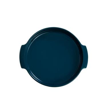 Imagem de Travessa Redonda Em Porcelana Assar E Servir 21x4,5cm Germer Verde