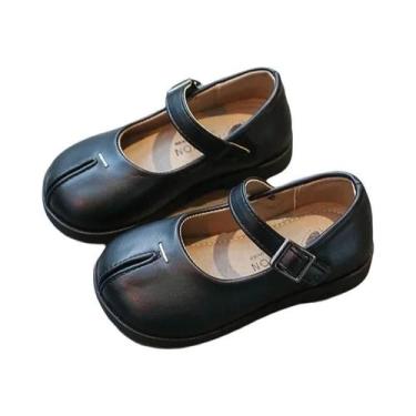 Imagem de Sapatos De Couro Para Meninas Com Solado Macio Antiderrapante, Calçado