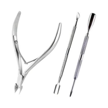 Imagem de Alicate De Cutícula Em Aço Inoxidável Arco-Íris, Ferramenta De Manicur