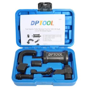 Imagem de DPTOOL Kit de ferramentas de remoção de extrator de injetor de combustível compatível com motor diesel VAG VW Audi 1.6 2.0 TDi T10402 T10415
