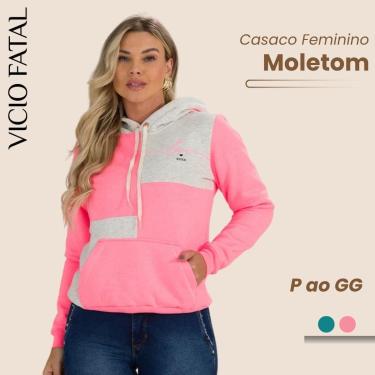 Imagem de Blusa Feminina Moletom Love Capuz com Cordão-Feminino