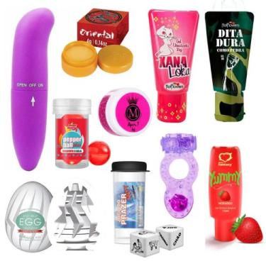 Imagem de Kit Sex Shop 10 Itens Sexyshop Presente Atacado Itens Exclusivos - Kit