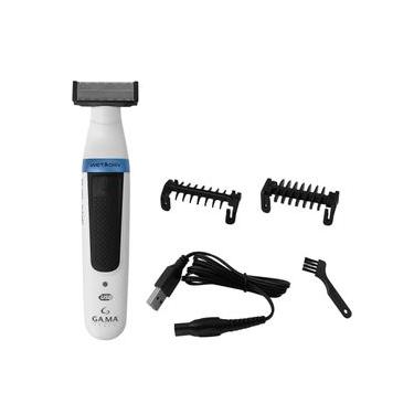 Imagem de Aparador de Pelos Gama G Blade GCX623 Bivolt com Carregamento USB e Função Wet & Dry – Branco e Azul