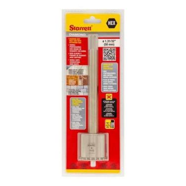 Imagem de Serra Copo Diamantada 50mm X 1.31-32'' Starrett - Alta Performance Para Alvenaria E Porcelanatos