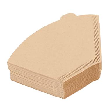 Imagem de ZJchao Filtro de café Derramado Com 100 Contagens, Filtros de café Em Cone, Filtros de Papel de 1 a 2 Copos, Design Em Forma de V para Derramar e Fazer Gotejamento