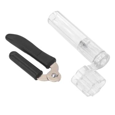 Imagem de aqxreight Conjunto de Enrolador e Cortador de Cordas de Guitarra, Removedor de Pinos de Ponte, Ferramenta de Restrição para Baixo Bandolim Banjo Ukulele I14 Guitarra Preta e Verde e Estacas Ponte