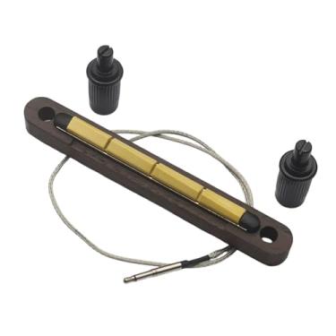 Imagem de harayaa Barra piezoelétrica para baixo - Substitui acessórios robustos e fáceis de instalar para instrumentos musicais, 4 Cordas