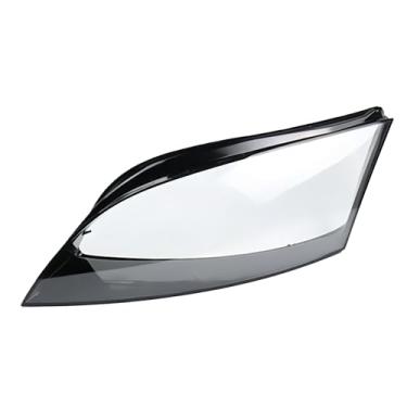 Imagem de Caso de luz da lâmpada de cabeça automática Compatível com audi tt tts tt rs 2008-2014 tampa da lente do farol do carro abajur de vidro tampas do farol escudo(Left)